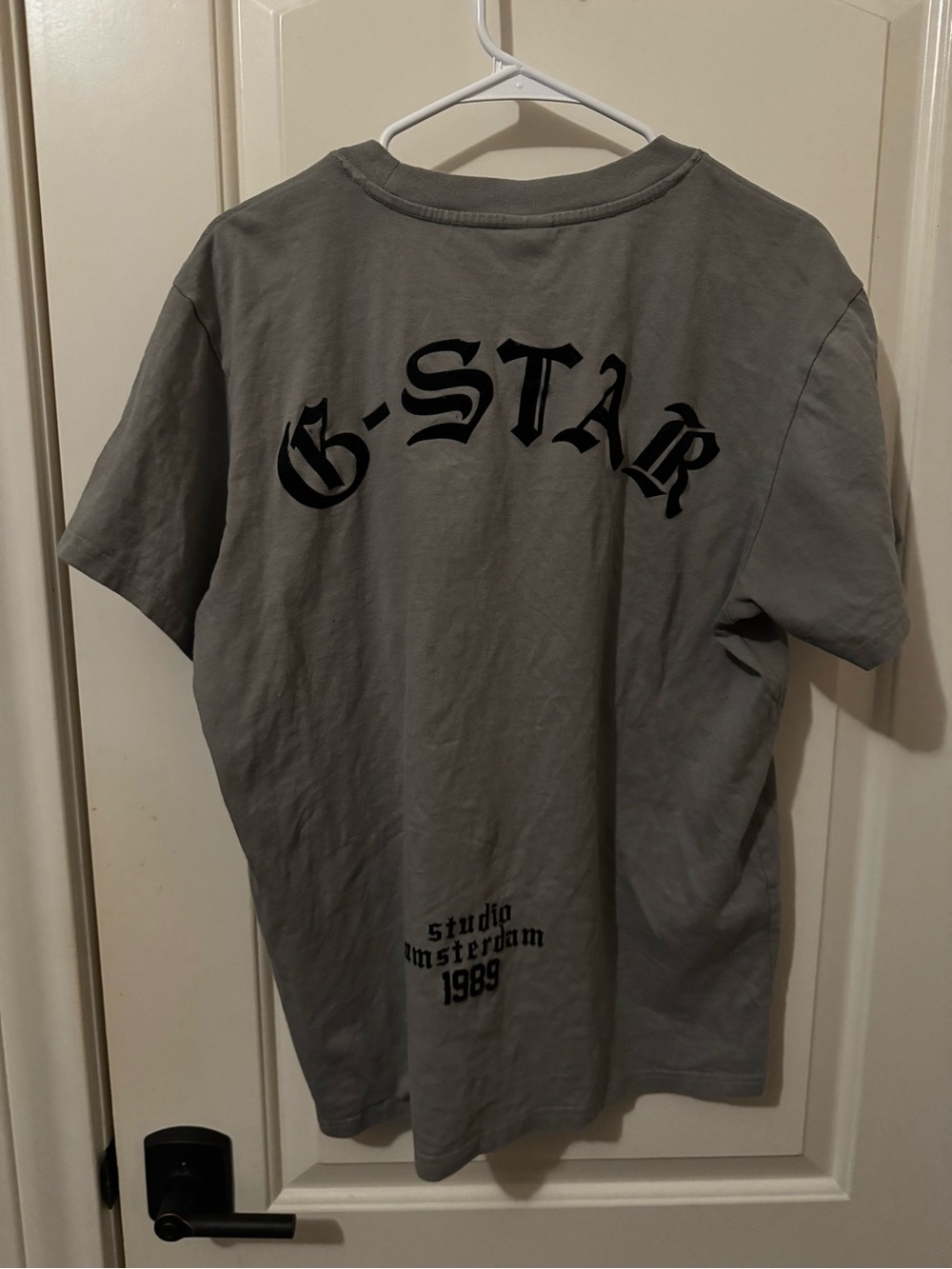 G-Star gray GS Logo Tee - Picture 2 of 2